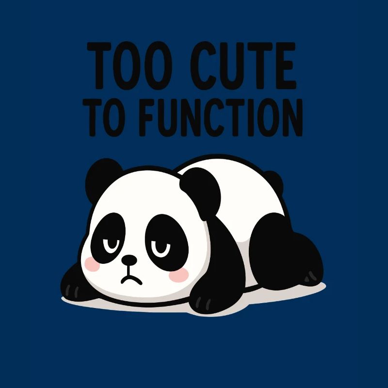 Panda Too Cute To Function