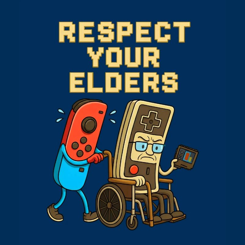 Respect Your Elders Gaming Control Retro