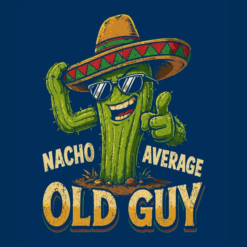 Non-Average Cactus Old Guy