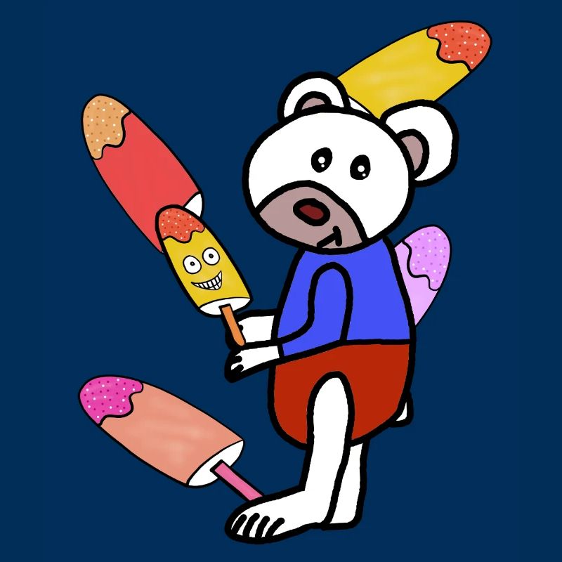 Eisbär Eisbären Eiskrem Eis Kinder Bär 