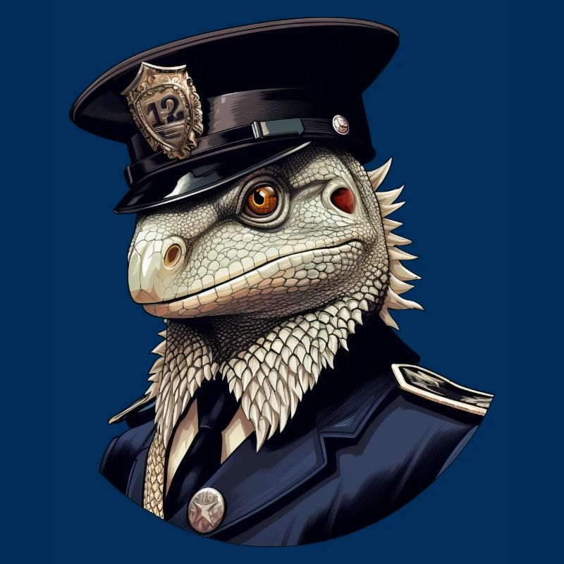 Polizei Eidechsen