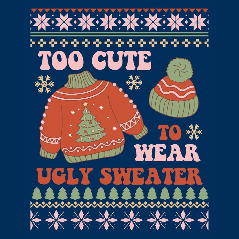 Pull de Noël moche
