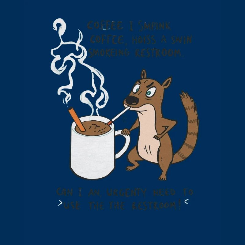 Kaffee Notfall Beutier Eichhörnchen Kippe 