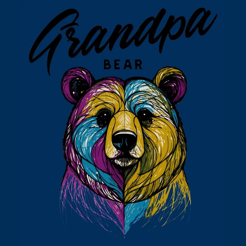 Rainbow Bear Split Opa Bär
