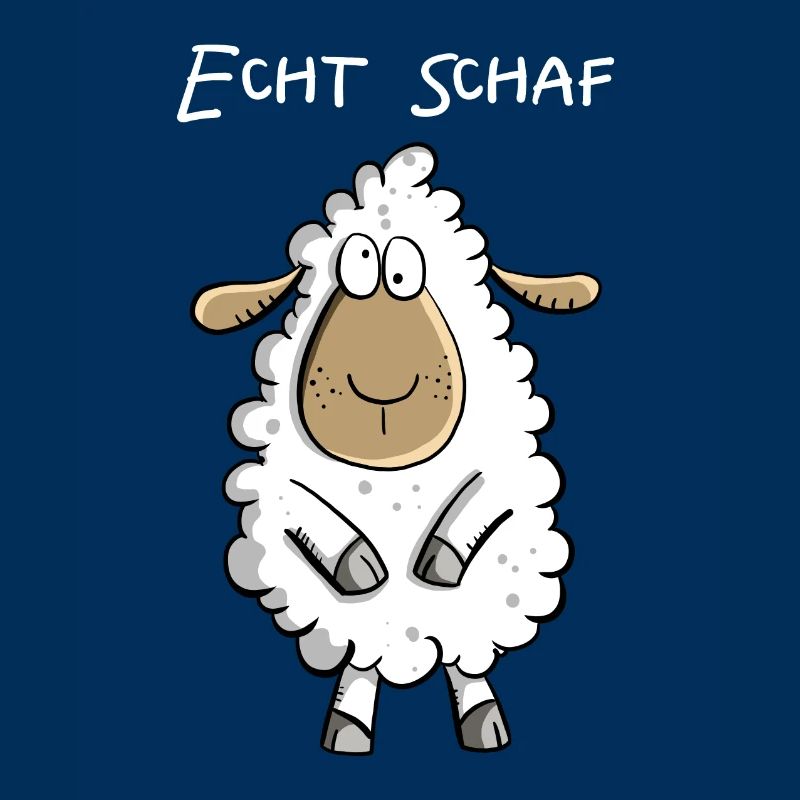 Echt Schaf I Cooles Schäfchen Comic Geschenk Fun