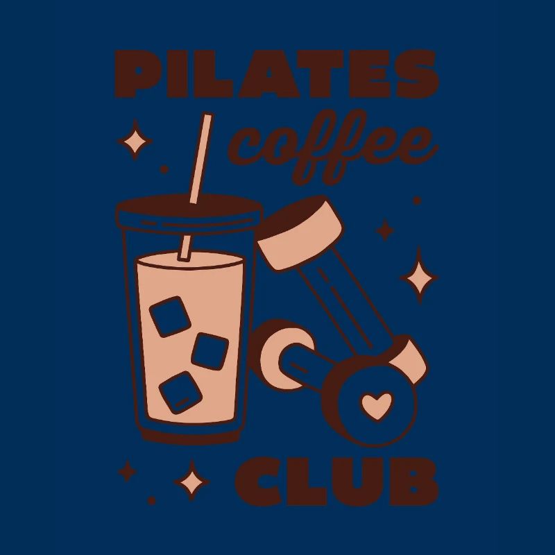 Pilates-Eiskaffee-Latte-Mädchen-Ästhetik