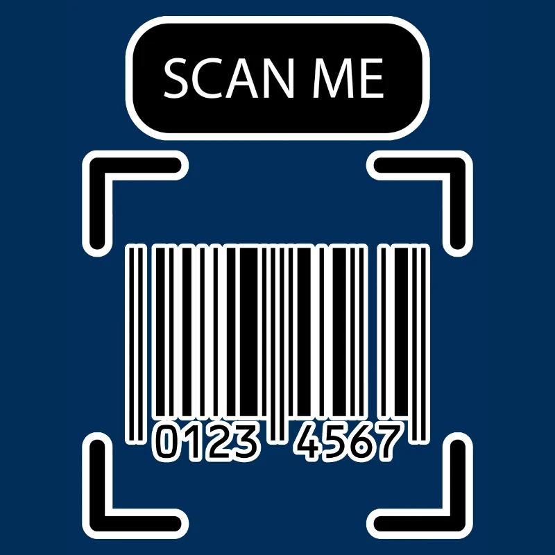 SCAN ME Barcode Funny Design