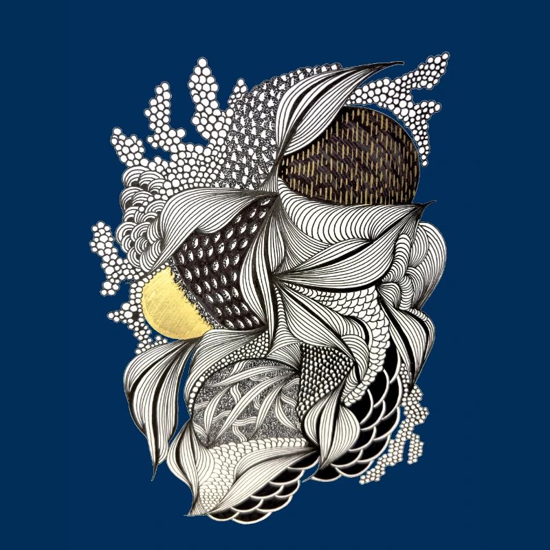 Leaf Fabric Feather Light Pattern