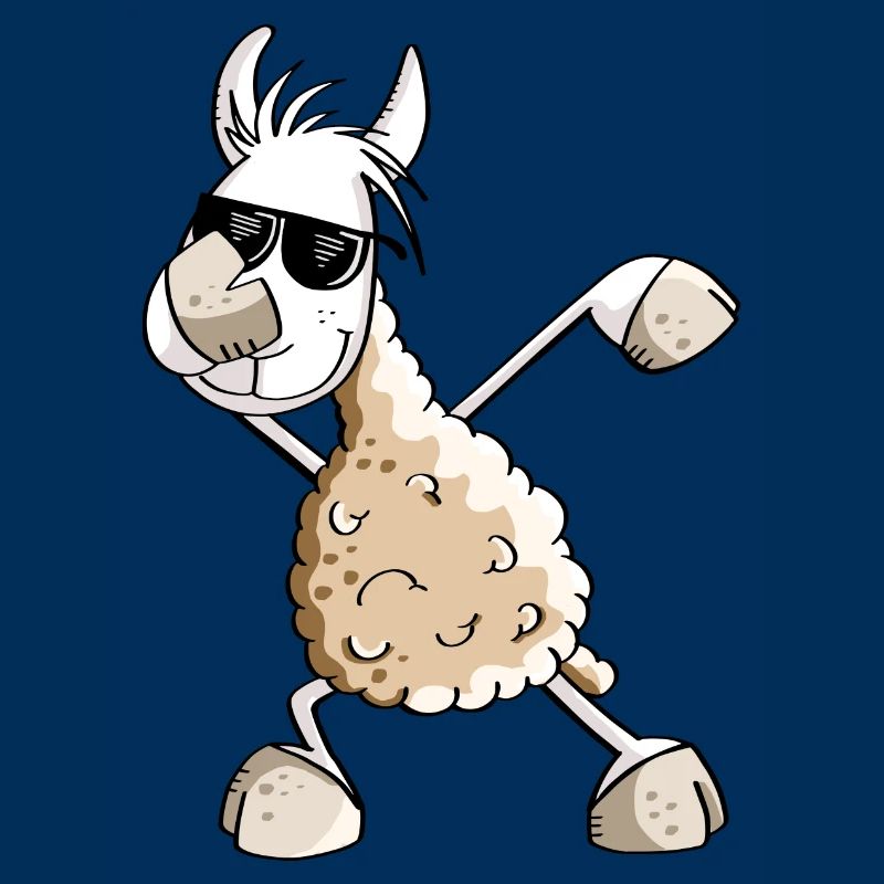 Cool Dab Dance Lama - Dabbing Alpaca - Comic Fun