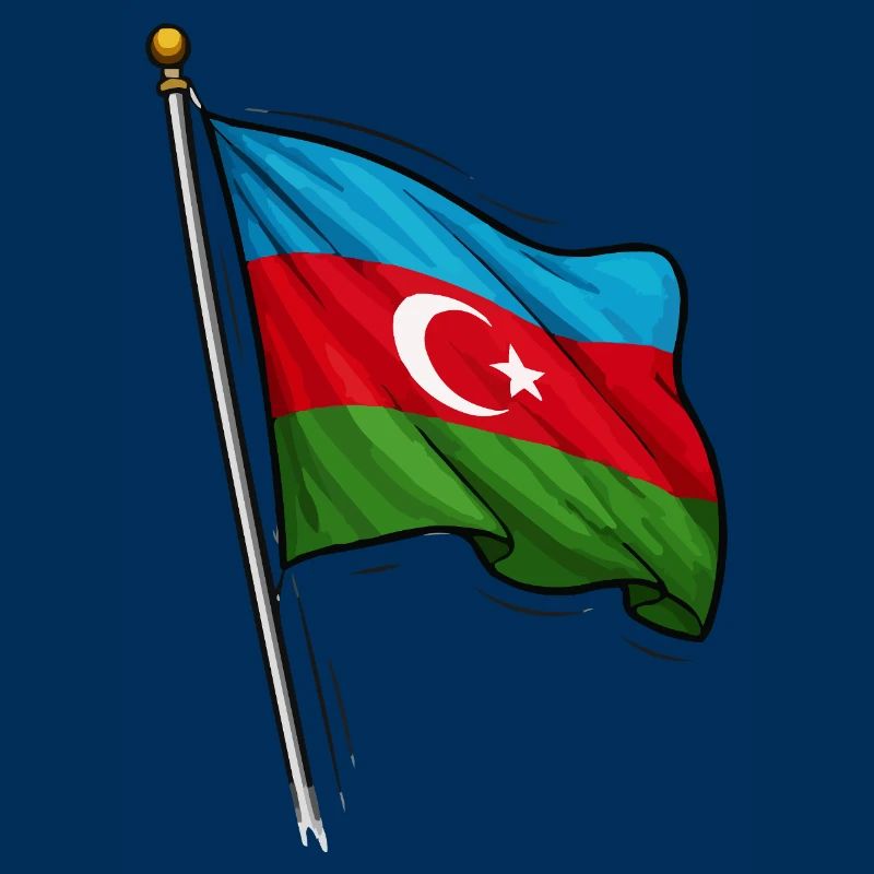 Conception du drapeau de l’Azerbaïdjan