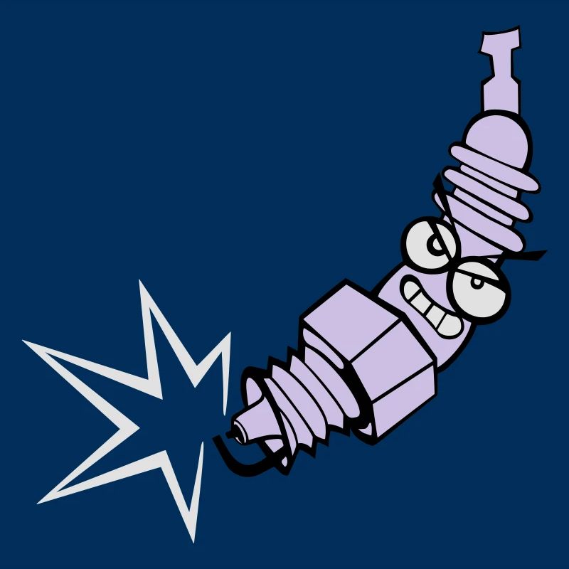 Spark plug with color changing function