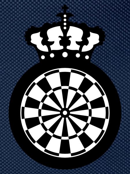 Dart Scheibe Krone