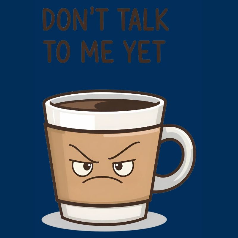 Grumpy Coffee Cup – Sprich noch nicht mit mir