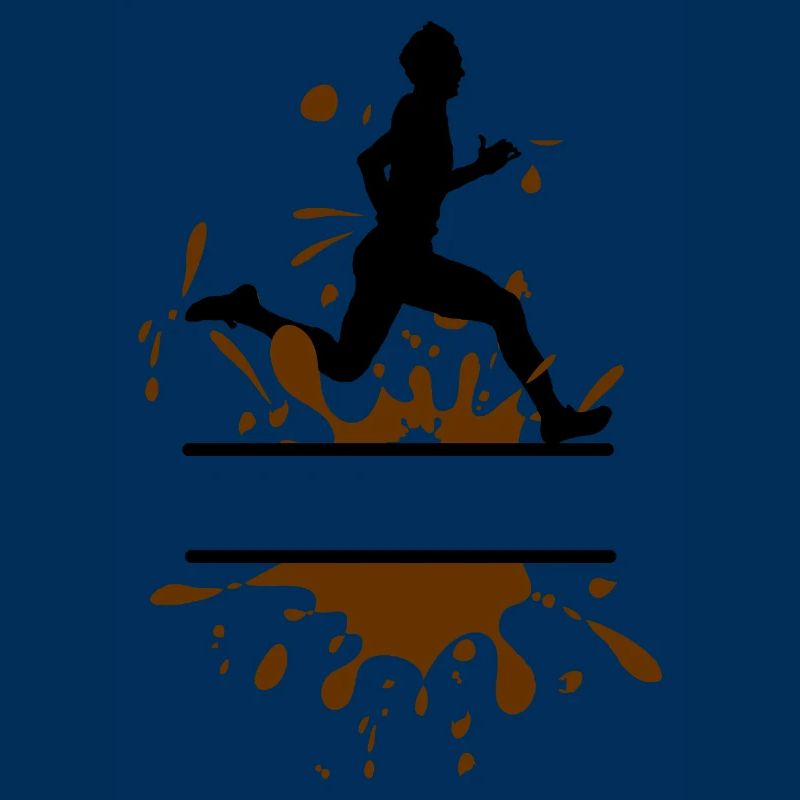 Mud Run Man – Customizable Runner