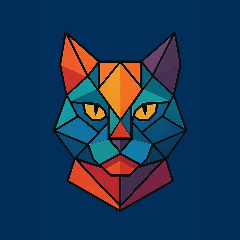 Chat | Tête de chat Impression / Impression / Design