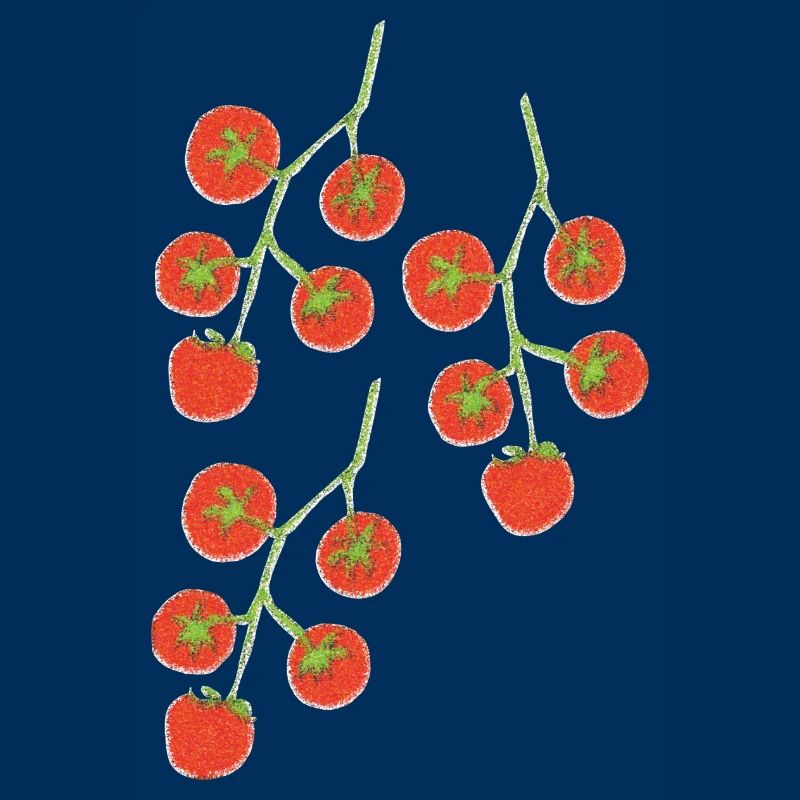 Impressionnisme du Buisson de tomate