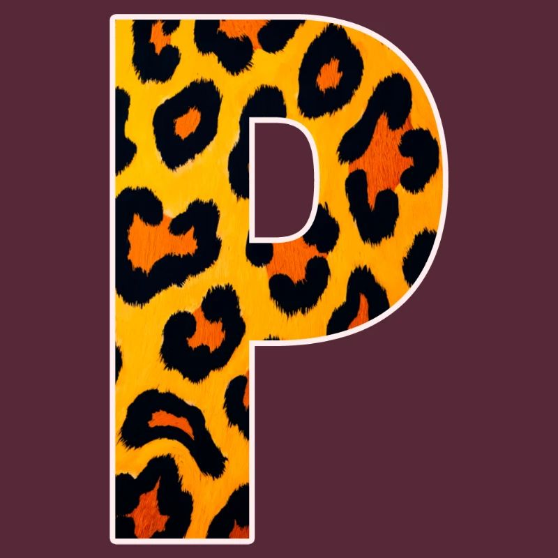 Leopard_Buchstabenmuster_-_P