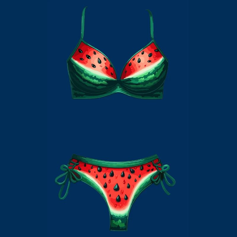 Chemise de bikini pastèque Cadeau pastèque