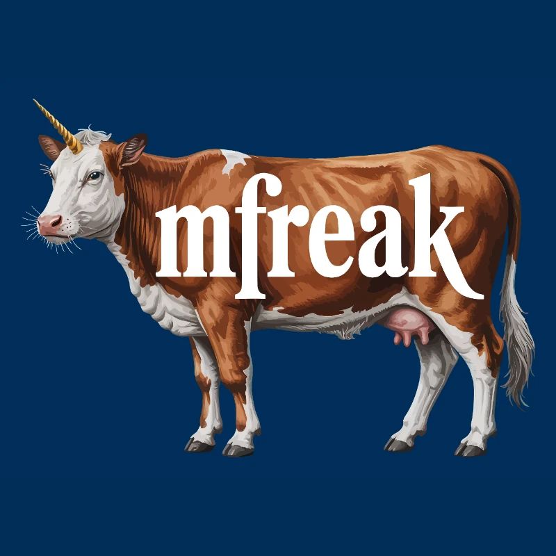 Typographie de vache étrange Tee
