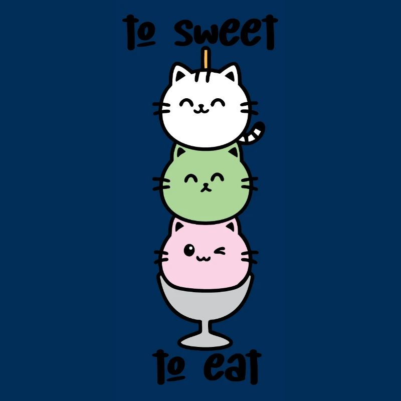 Katzen-Turm Eiscreme Stack