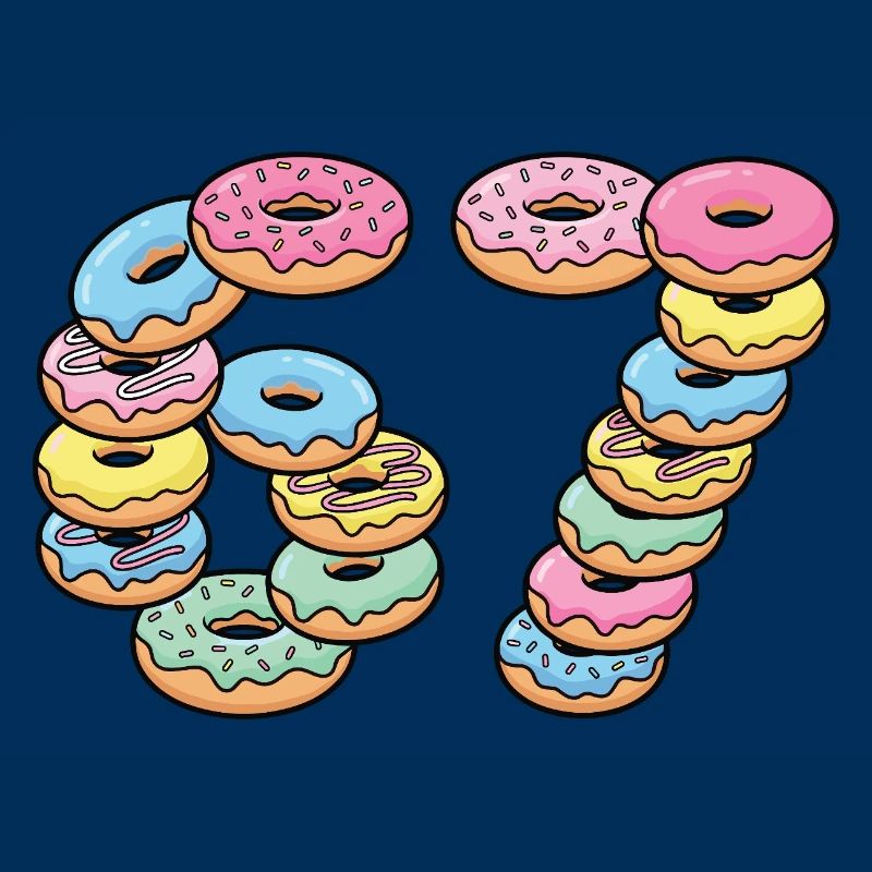 Pastel Donut Stack 67 Pattern