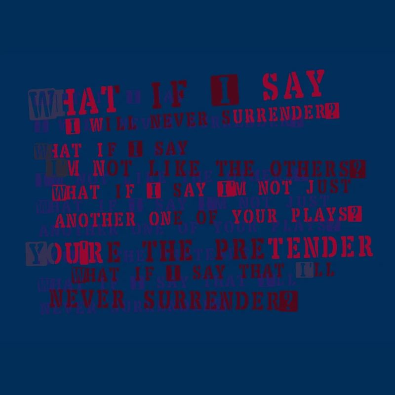 Typographie de la résolution implacable