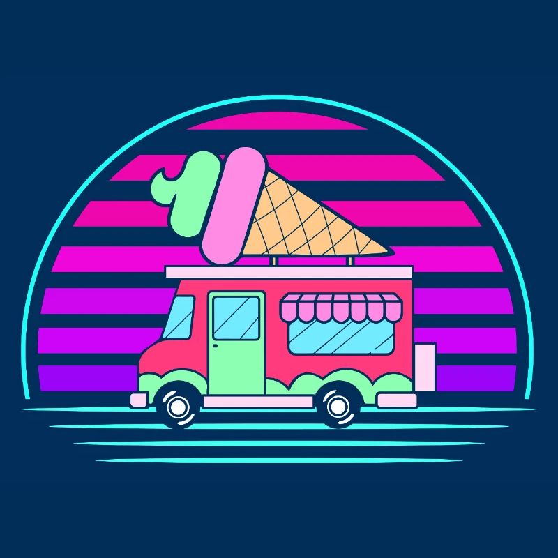 Eiscreme Eiswagen Eis Eisdiele