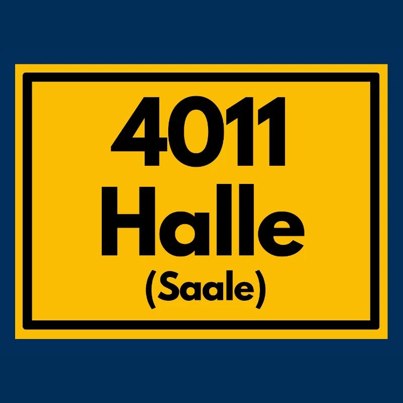OLD POSTCODE POSTCODE RETRO 4011 HALLE (SAAALE)