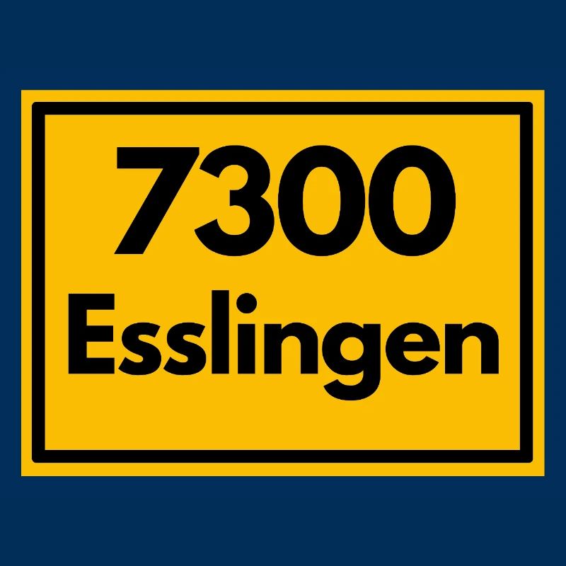 OLD POSTCODE ZIP CODE RETRO 7300 ESSLINGEN SCHABEN