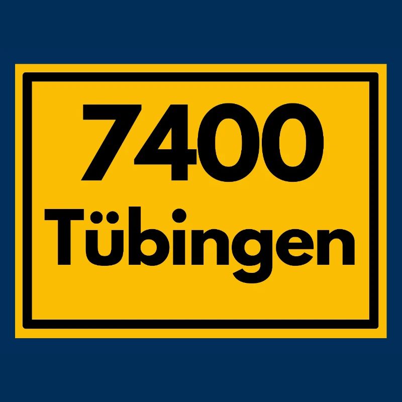 OLD POSTCODE ZIP CODE RETRO 7400 TÜBINGEN - NECKAR