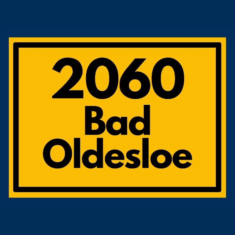 ANCIEN CODE POSTAL RÉTRO 2060 BAD OLDESLOE Moin