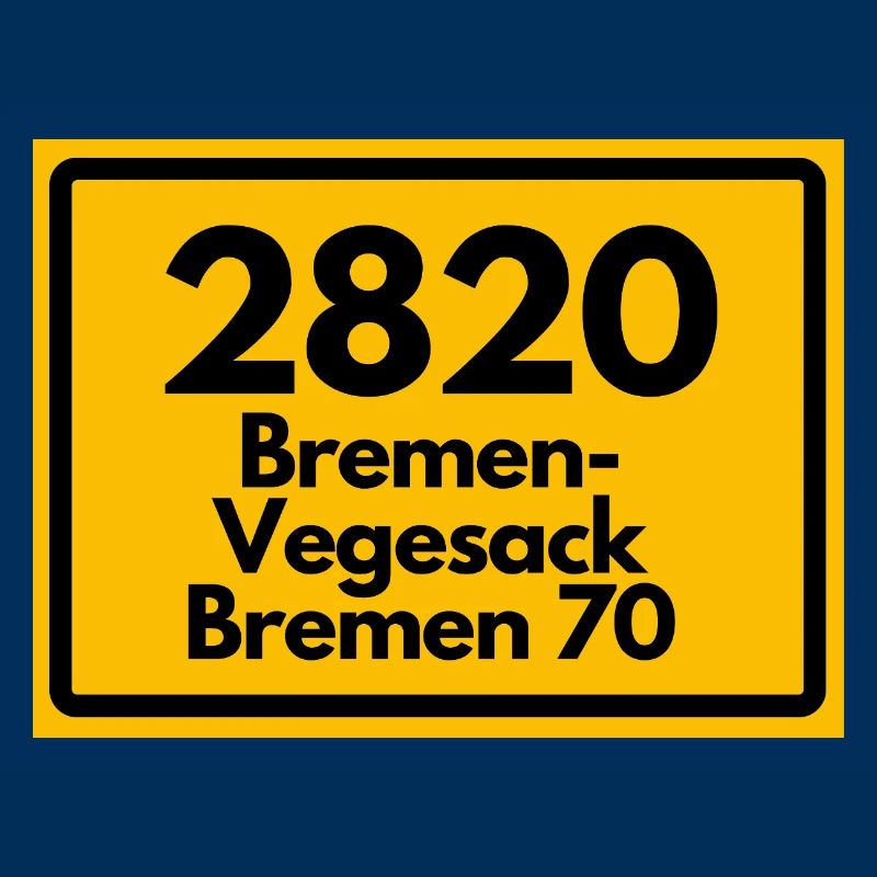 OLD POSTCODE ZIP CODE RETRO 2820 BREMEN VEGESACK!