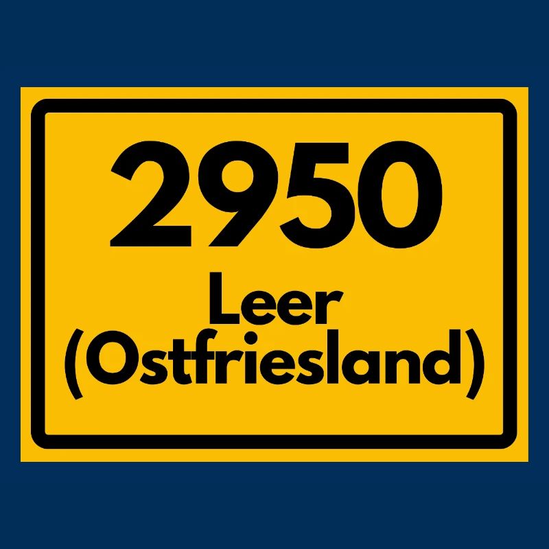 OLD POSTCODE ZIP CODE RETRO 2950 LEER EAST FRISIA
