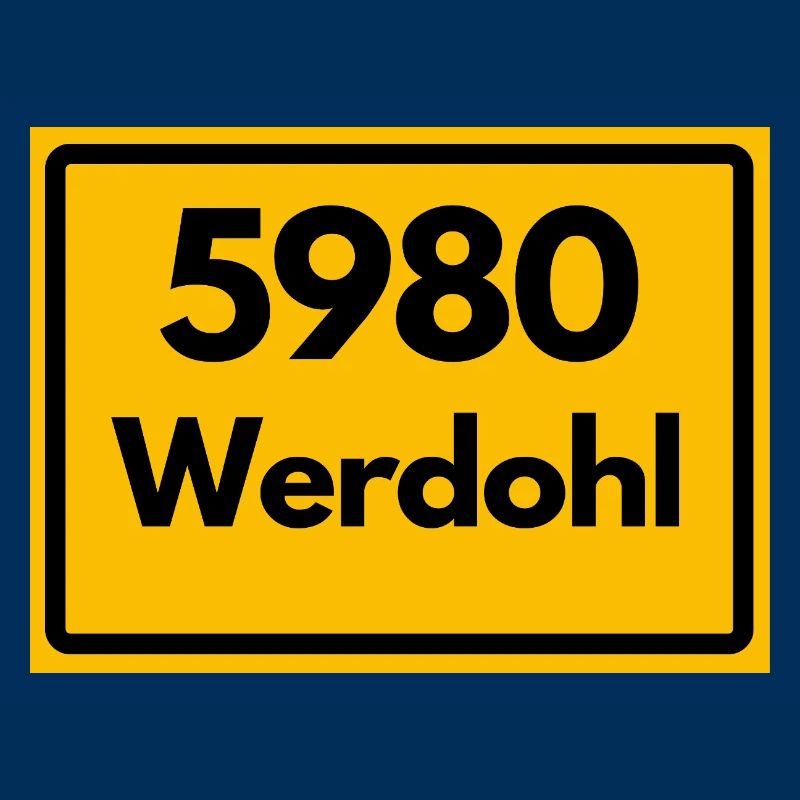 OLD POSTCODE POSTCODE RETRO 5980 WERDOHL HEIMAT