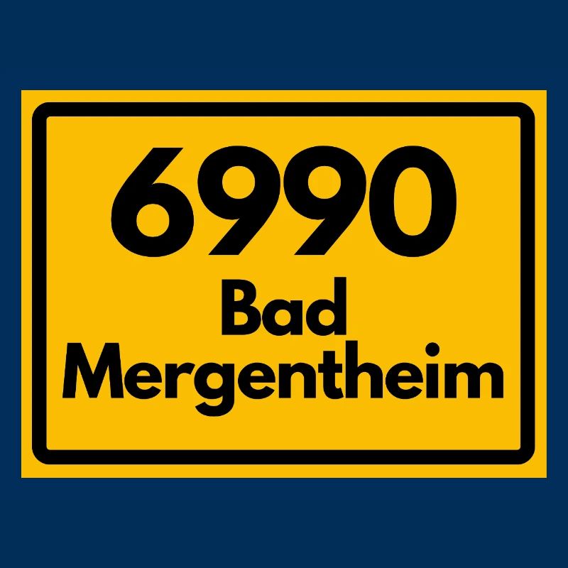 OLD POSTCODE POSTCODE RETRO 6990 BAD MERGENTHEIM