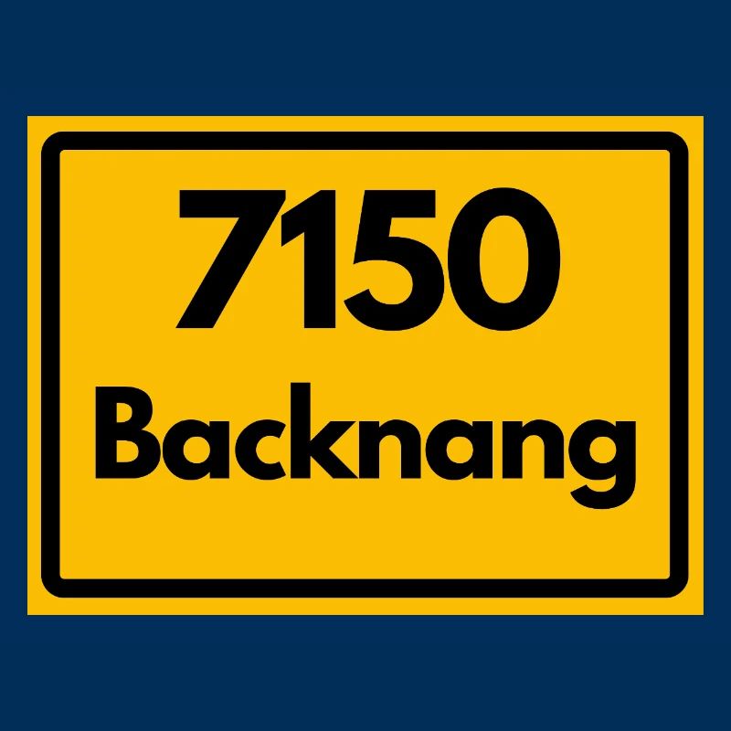 OLD POSTCODE POSTCODE RETRO 7150 BACKNANG HEIMAT