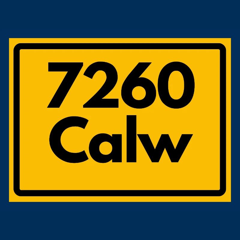 OLD POSTCODE POSTCODE RETRO 7260 CALW HEIMATSTOLZ