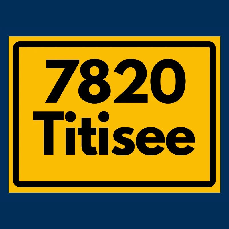 OLD POSTCODE POSTCODE RETRO 7820 TITISEE HEIMAT