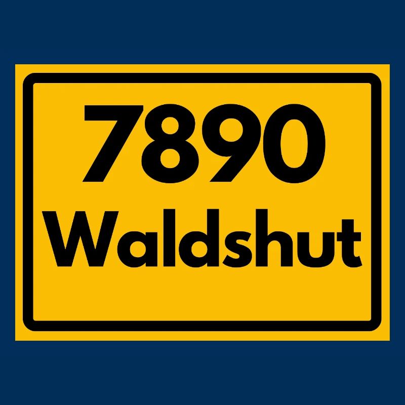 OLD POSTCODE POSTCODE RETRO 7890 WALDSHUT HEIMAT