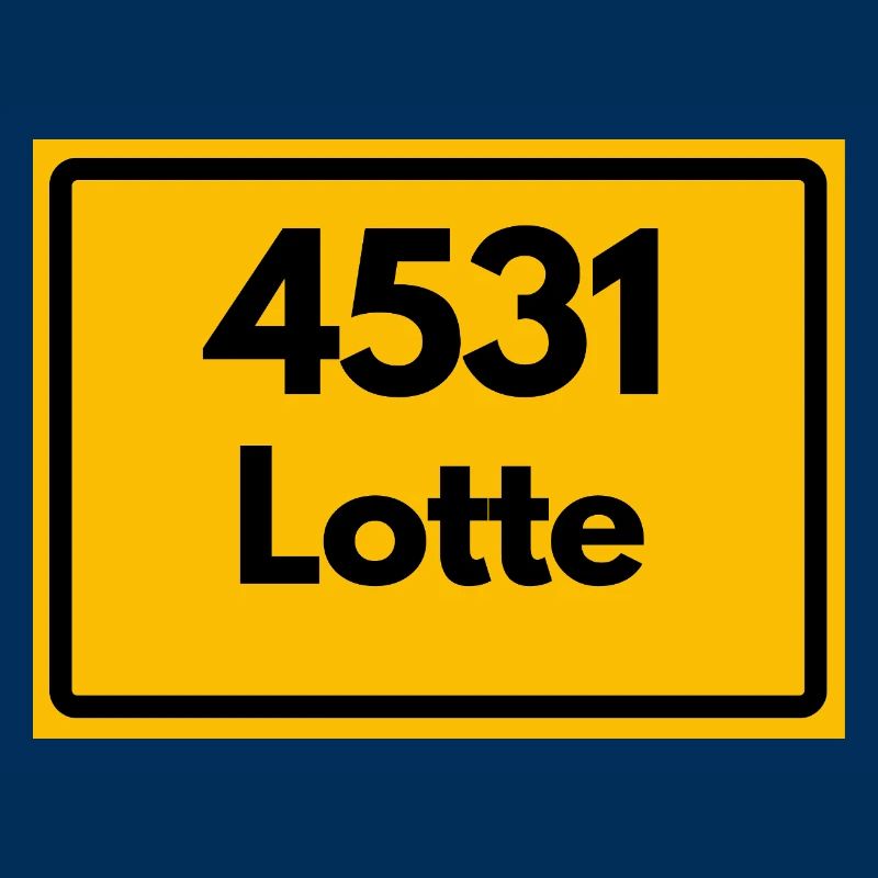 OLD POSTCODE POSTCODE RETRO 4531 LOTTE HEIMATSTOLZ