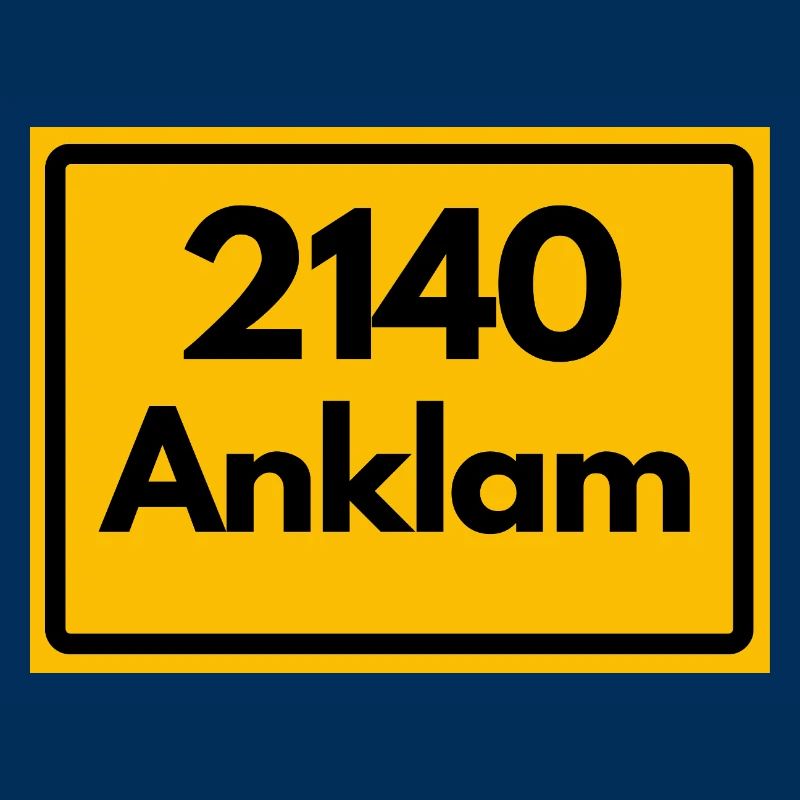 OLD POSTCODE POSTCODE RETRO 2140 ANKLAM HEIMAT