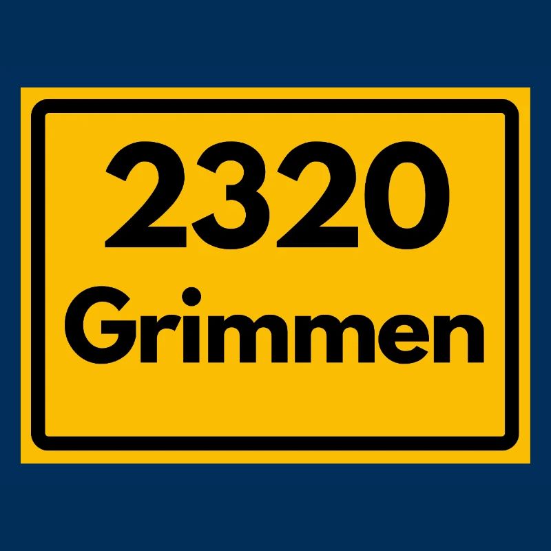OLD POSTCODE POSTCODE RETRO 2320 GRIMMEN HEIMAT