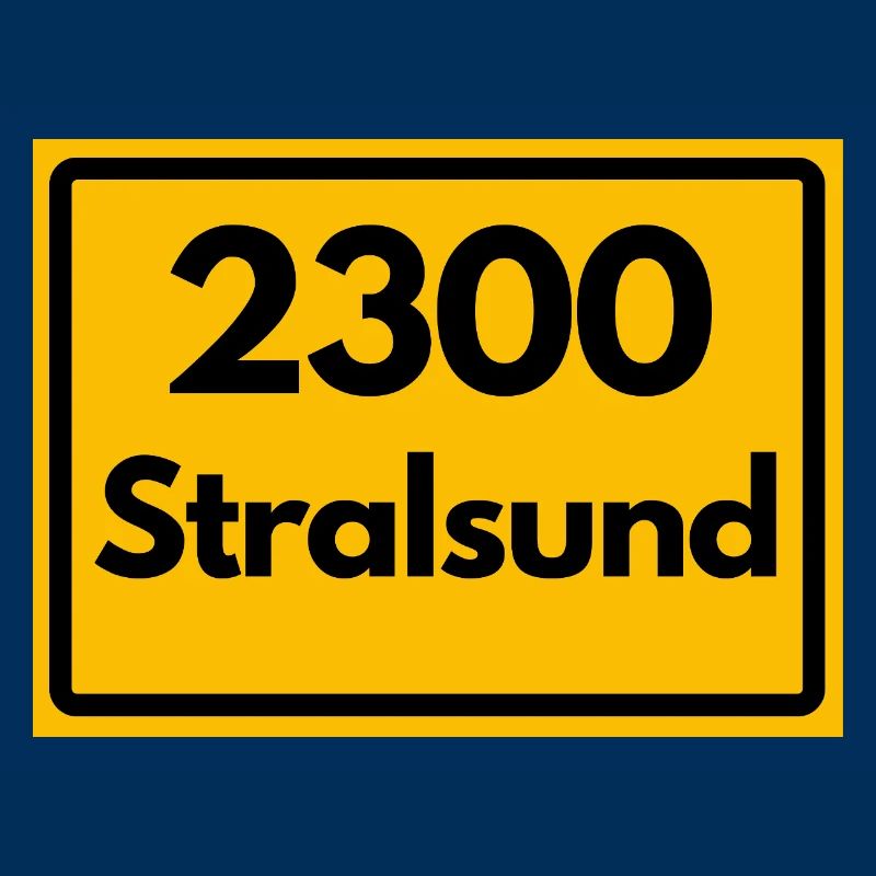 OLD POSTCODE POSTCODE RETRO 2300 STRALSUND HEIMAT
