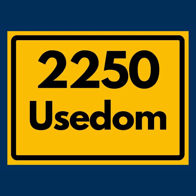 OLD POSTCODE POSTCODE RETRO 2250 USEDOM HEIMAT