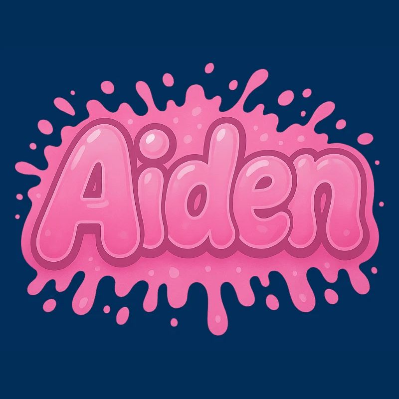 Graffiti Aiden Personalized name ideal gift printable on