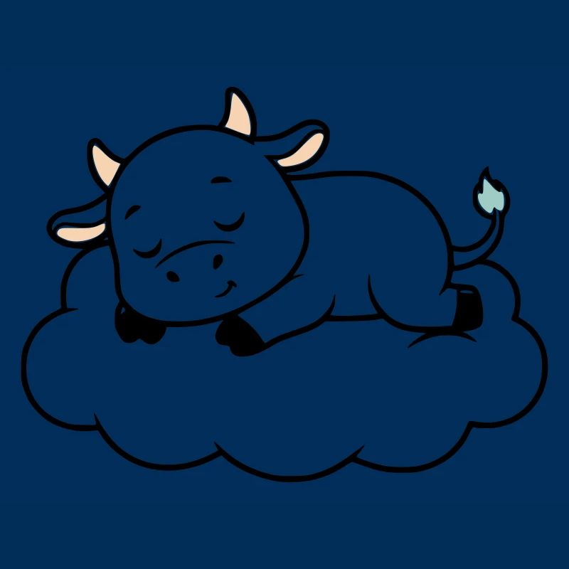 Nuage de Vache endormi Bébé de rêve