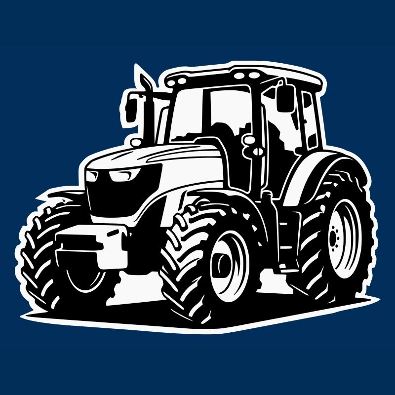 Traktor / Trecker / Schlepper (2-farbig)