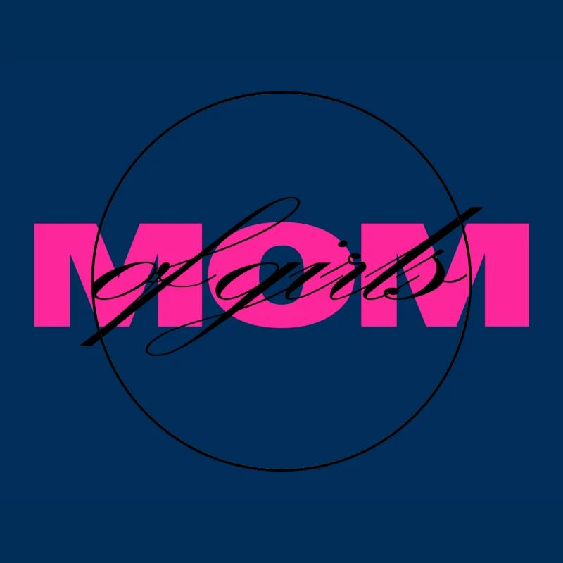 Modern Neon Letters with Script Overlay