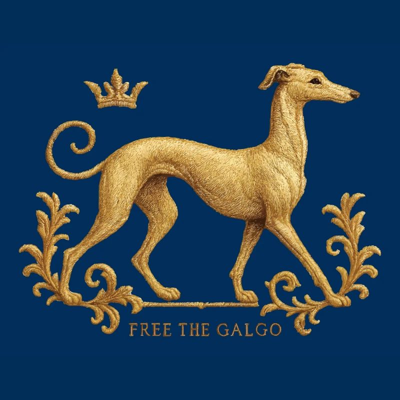 Libérez le Galgo - Broderie n°01