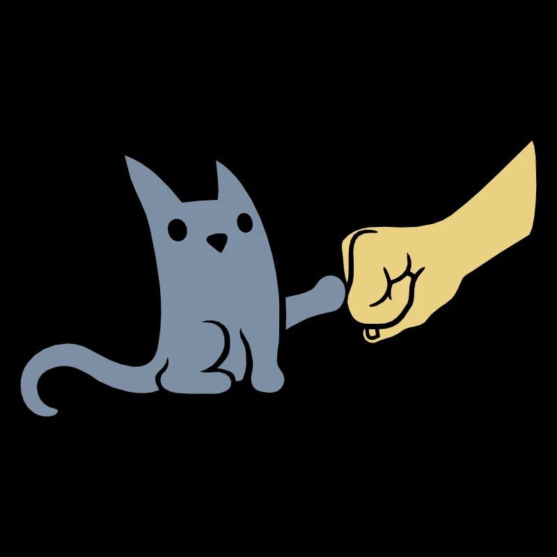 Brofist Katze Fist Pump